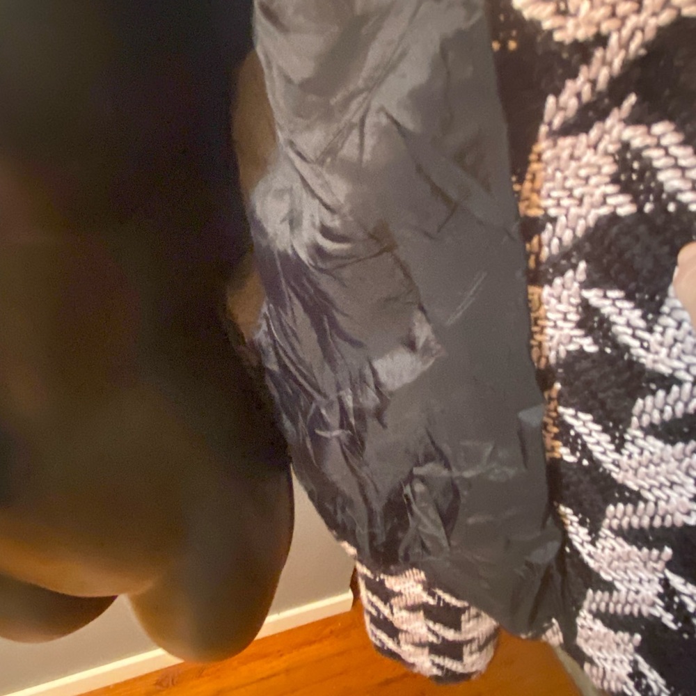 I.N.C Black And White Large Pattern Houndstooth J… - image 4